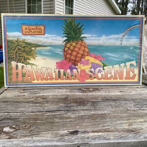 HAWAIIAN SCENE BOARD Vintage Groovy Games 1977 GAME Brand New & Sealed